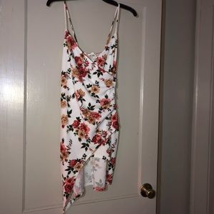 White Floral Dress